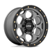 KMC KM54178564918 KM541 17X8.5 6X4.5 S-GRY BLK-LP 18MM - Truck Part Superstore