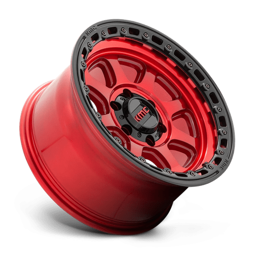 KMC KM54879068912N KM548 17X9 6X5.5 C-RED BLK-LP -12MM - Truck Part Superstore
