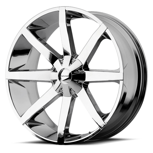 KMC KM65124967225 KM651 24X9.5 6X135/5.5 CHROME 25MM - Truck Part Superstore