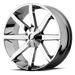 KMC KM65124967225 KM651 24X9.5 6X135/5.5 CHROME 25MM - Truck Part Superstore