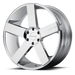 KMC KM69022955215 KM690 22X9 5X5.5 CHROME 15MM - Truck Part Superstore
