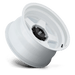 KMC KM728WX17855010N KM728 17X8.5 5X5.0 G-WHT -10MM - Truck Part Superstore