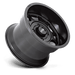 KMC Powersports KS137MX15104800 KS137 15X10 4X137 S-BLK 0MM - Truck Part Superstore