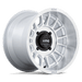 KMC Powersports KS138SD15104400 KS138 15X10 4X156 SLV-MACH-FC 0MM - Truck Part Superstore