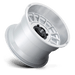 KMC Powersports KS138SD15104800 KS138 15X10 4X137 SLV-MACH-FC 0MM - Truck Part Superstore