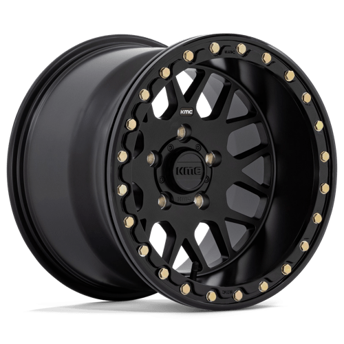 KMC Powersports KS23551048700 KS235 15X10 4X137 S-BLK 00MM - Truck Part Superstore