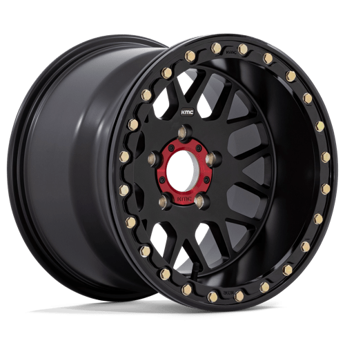 KMC Powersports KS23551044700 KS235 15X10 4X156 S-BLK 00MM - Truck Part Superstore
