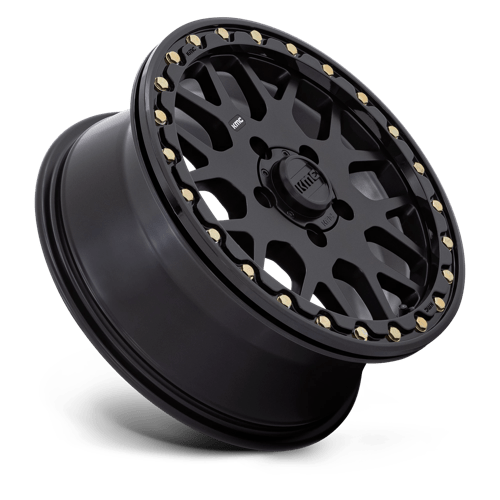 KMC Powersports KS23556012738 KS235 15X6 5X4.5 S-BLK 38MM - Truck Part Superstore