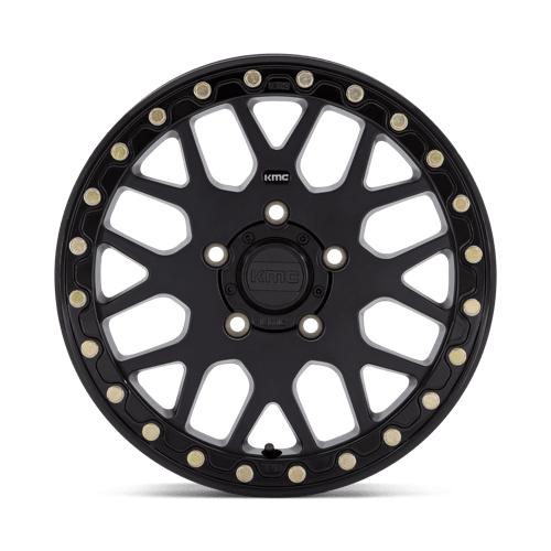 KMC Powersports KS23556012738 KS235 15X6 5X4.5 S-BLK 38MM - Truck Part Superstore