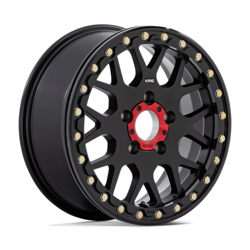KMC Powersports KS23556012738 KS235 15X6 5X4.5 S-BLK 38MM - Truck Part Superstore