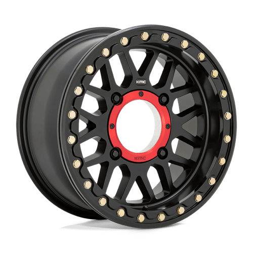 KMC Powersports KS23557040710 KS235 15X7 4X110 S-BLK 10MM - Truck Part Superstore