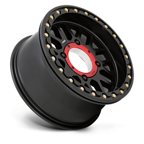 KMC Powersports KS23557048710 KS235 15X7 4X137 S-BLK 10MM - Truck Part Superstore