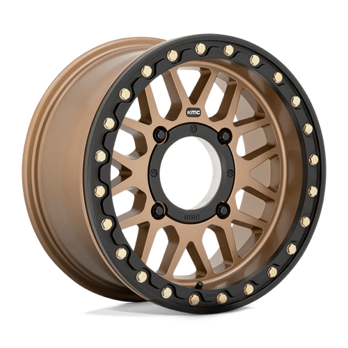 KMC Powersports KS23557048610 KS235 15X7 4X137 S-BRONZE 10MM - Truck Part Superstore