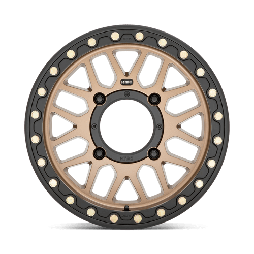 KMC Powersports KS23556048638 KS235 15X6 4X137 S-BRONZE 38MM - Truck Part Superstore