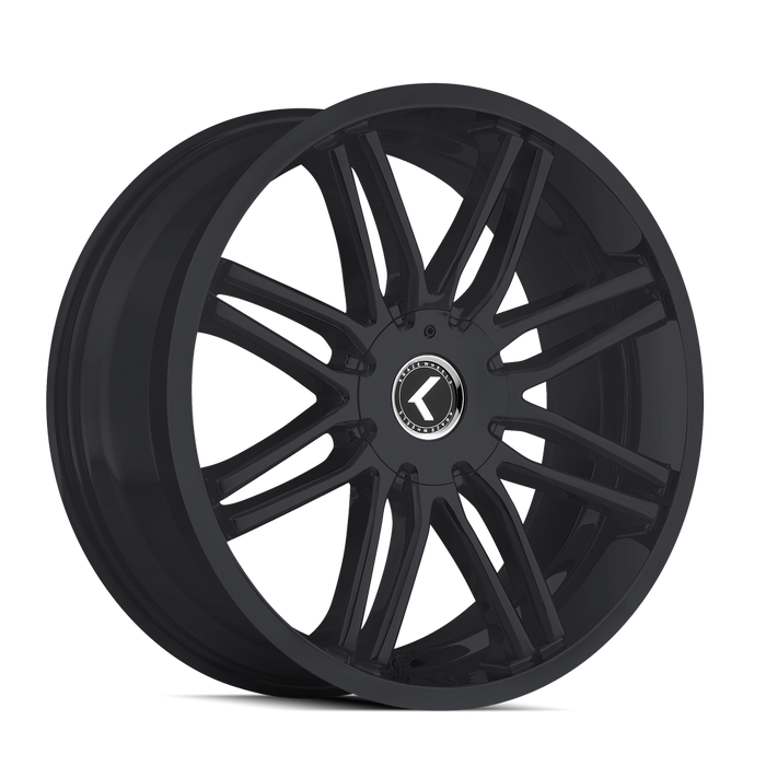 KRAZE KR141-2807B35 KR141-28520B CRAY (KR141) SATIN BLACK 20X8.5 5-112/5-114.335mm 73mm - Truck Part Superstore