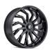 KRAZE KR142-24937M30 KR142-249550M SCRILLA (KR142) BLACK/MILLED 24X9.5 6-135/6-139.730mm 100.3mm - Truck Part Superstore