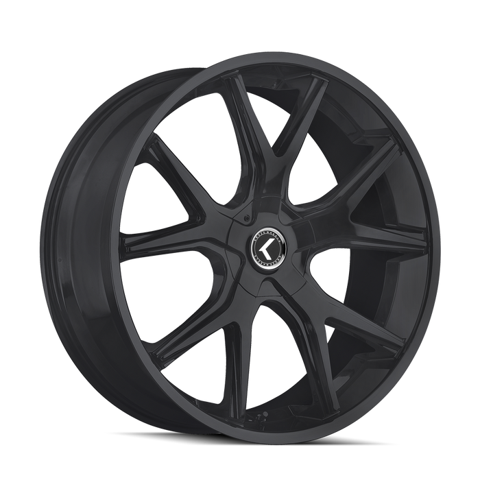 KRAZE KR146-24937B30 KR146-249550B SPLTZ (KR146) SATIN BLACK 24X9.5 6-135/6-139.730mm 100.3mm - Truck Part Superstore