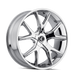 KRAZE KR146-24918C18 KR146-249528C SPLTZ (KR146) CHROME 24X9.5 5-115/5-12018mm 74.1mm - Truck Part Superstore