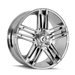 KRAZE KR157-2807C40 KR157-28520C HELLA (KR157) CHROME 20X8.5 5-112/5-114.340mm 73mm - Truck Part Superstore
