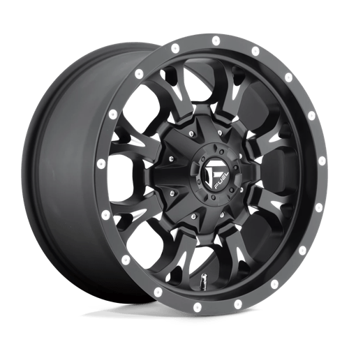 Fuel 1PC D51717909857 D517 17X9 6X135/5.5 MT-BLK-MIL 20MM - Truck Part Superstore
