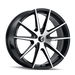 KRAZE KR193-2864BM38 193 (193) BLACK/MACHINED FACE 20X8.5 5-115 38mm 72.62mm - Truck Part Superstore