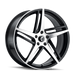 KRAZE KR195-2864BM38 195 (195) BLACK/MACHINED FACE 20X8.5 5-115 38mm 72.62mm - Truck Part Superstore