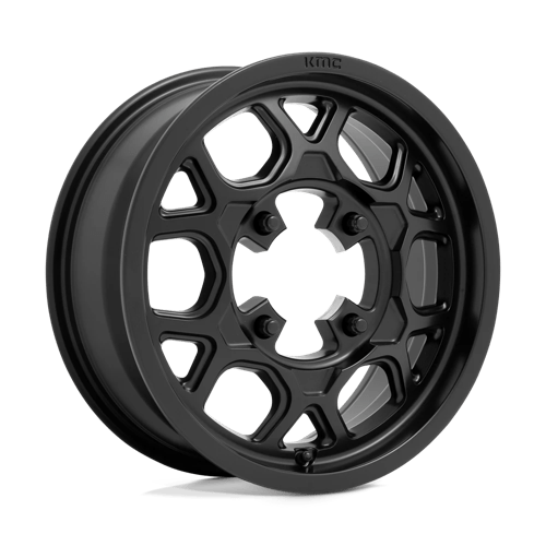 KMC Powersports KS13356044738 KS133 15X6 4X156 S-BLK 38MM - Truck Part Superstore