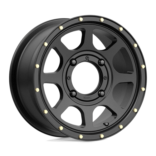 KMC Powersports KS13447048738 KS134 14X7 4X137 S-BLK 38MM - Truck Part Superstore