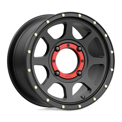 KMC Powersports KS13447048738 KS134 14X7 4X137 S-BLK 38MM - Truck Part Superstore