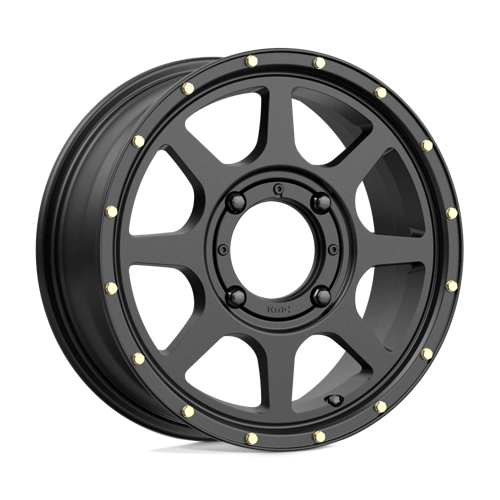 KMC Powersports KS13456048738 KS134 15X6 4X137 S-BLK 38MM - Truck Part Superstore