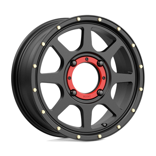 KMC Powersports KS13456048738 KS134 15X6 4X137 S-BLK 38MM - Truck Part Superstore