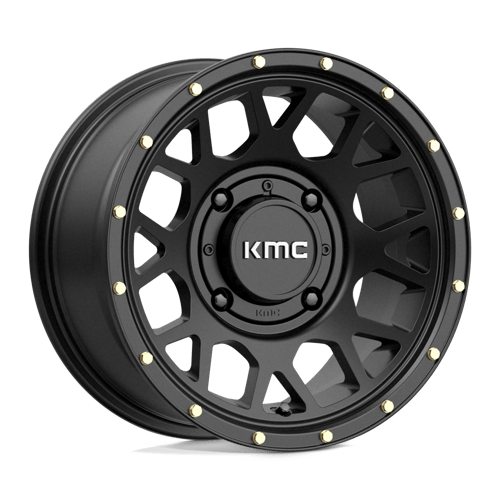 KMC Powersports KS13547044710 KS135 14X7 4X156 S-BLK 10MM - Truck Part Superstore