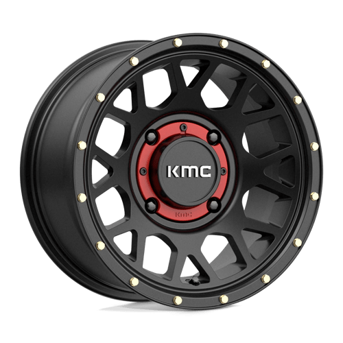 KMC Powersports KS13541048700 KS135 14X10 4X137 S-BLK 00MM - Truck Part Superstore