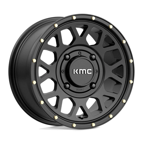 KMC Powersports KS13547044738 KS135 14X7 4X156 S-BLK 38MM - Truck Part Superstore