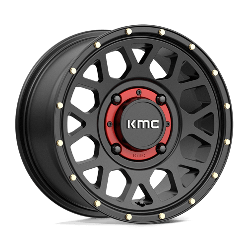 KMC Powersports KS13547044738 KS135 14X7 4X156 S-BLK 38MM - Truck Part Superstore