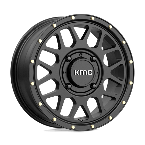 KMC Powersports KS13556048738 KS135 15X6 4X137 S-BLK 38MM - Truck Part Superstore