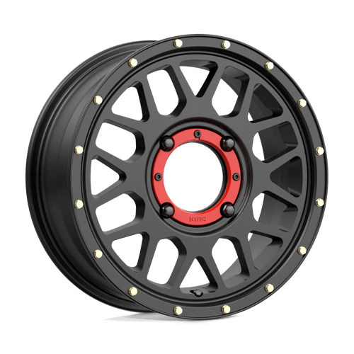 KMC Powersports KS13556044738 KS135 15X6 4X156 S-BLK 38MM - Truck Part Superstore
