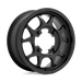 KMC Powersports KS13656044738 KS136 15X6 4X156 S-BLK 38MM - Truck Part Superstore