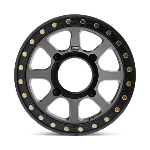 KMC Powersports KS23456048438 KS234 15X6 4X137 S-GRY 38MM - Truck Part Superstore