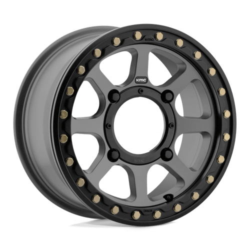 KMC Powersports KS23447048438 KS234 14X7 4X137 S-GRY 38MM - Truck Part Superstore