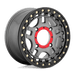 KMC Powersports KS24047048438 KS240 14X7 4X137 G-MTL BLK-RING 38MM - Truck Part Superstore