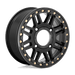 KMC Powersports KS25056048738 KS250 15X6 4X137 S-BLK BLK-RING 38MM - Truck Part Superstore