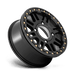 KMC Powersports KS25056044738 KS250 15X6 4X156 S-BLK BLK-RING 38MM - Truck Part Superstore