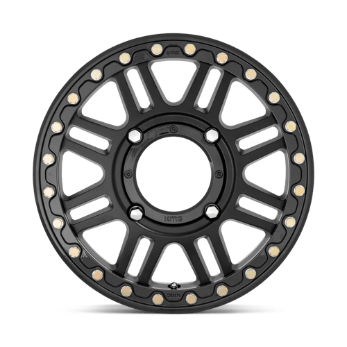 KMC Powersports KS25051048700 KS250 15X10 4X137 S-BLK BLK-RING 00MM - Truck Part Superstore