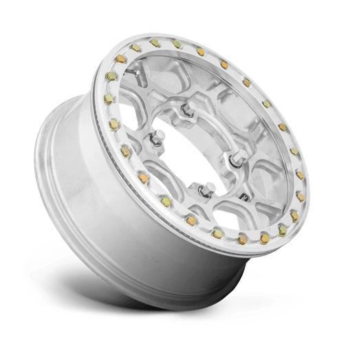KMC Powersports KS43356044538A KS433 15X6 4X156 RAW-MACH-FRG 38MM - Truck Part Superstore