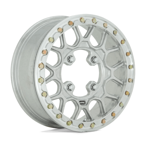 KMC Powersports KS43556044538A KS435 15X6 4X156 RAW-MACH-FRG 38MM - Truck Part Superstore