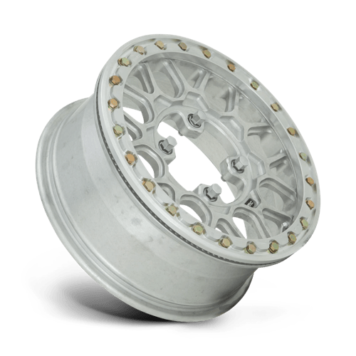 KMC Powersports KS43556048538A KS435 15X6 4X137 RAW-MACH-FRG 38MM - Truck Part Superstore