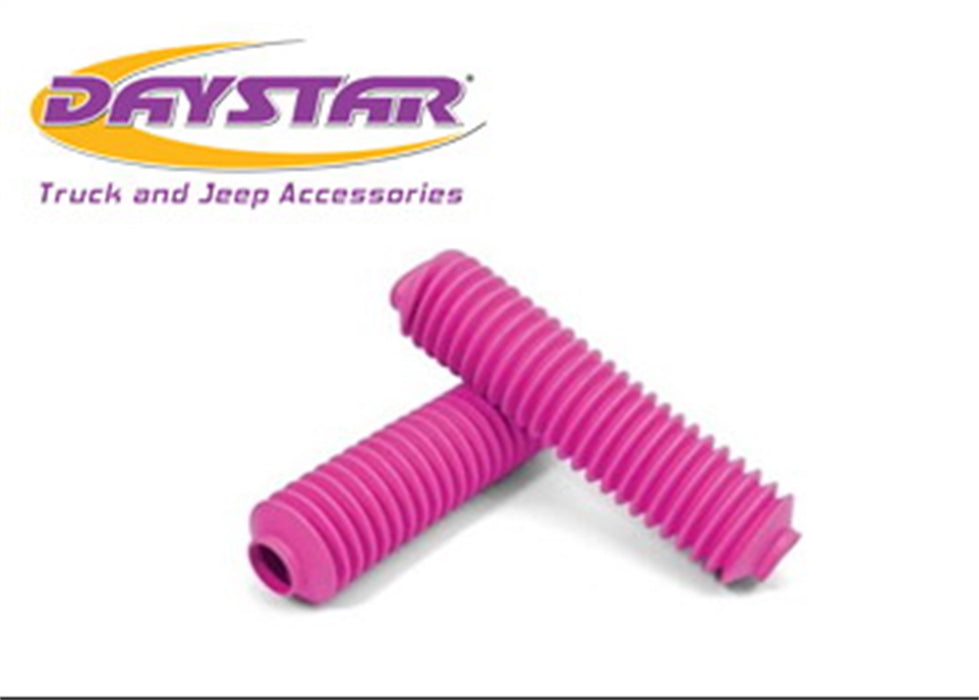 Daystar KU20002FP Shock Boots and Zip Ties Bagged Fluorescent Pink Pair Daystar - Truck Part Superstore