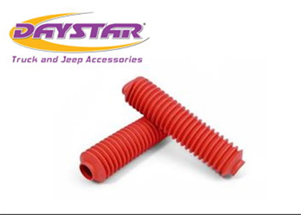 Daystar KU20002RE Shock Boots and Zip Ties Bagged Red Pair Daystar - Truck Part Superstore