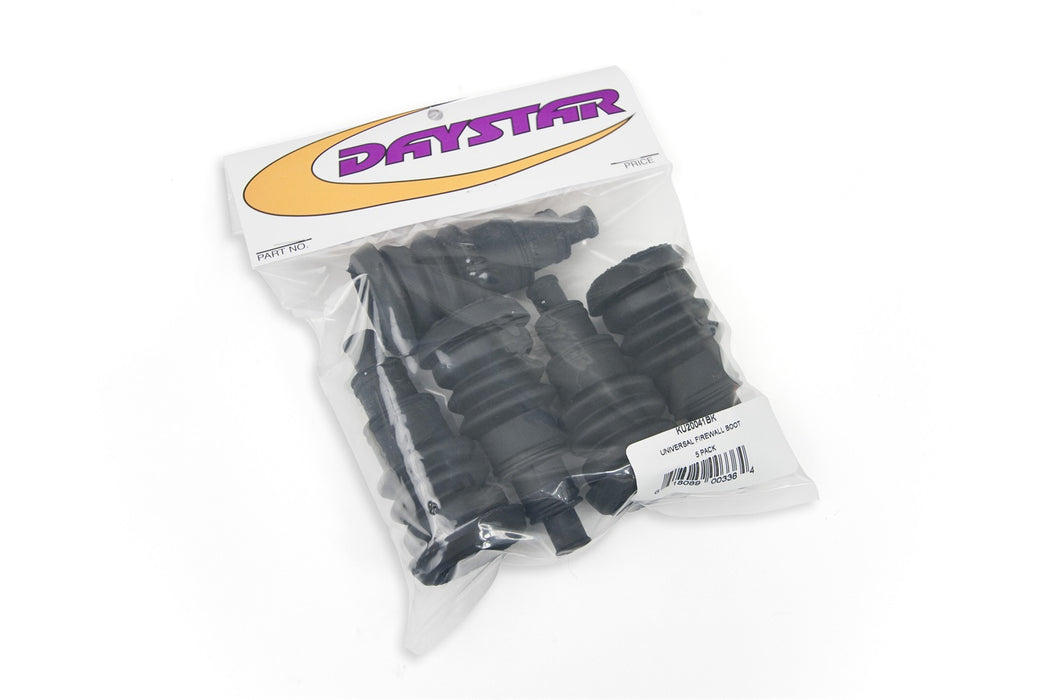 Daystar KU20041BK Firewall Boot 5 Pack 3/8 Inch to 1 Inch Diameter Wire Bundles Daystar - Truck Part Superstore
